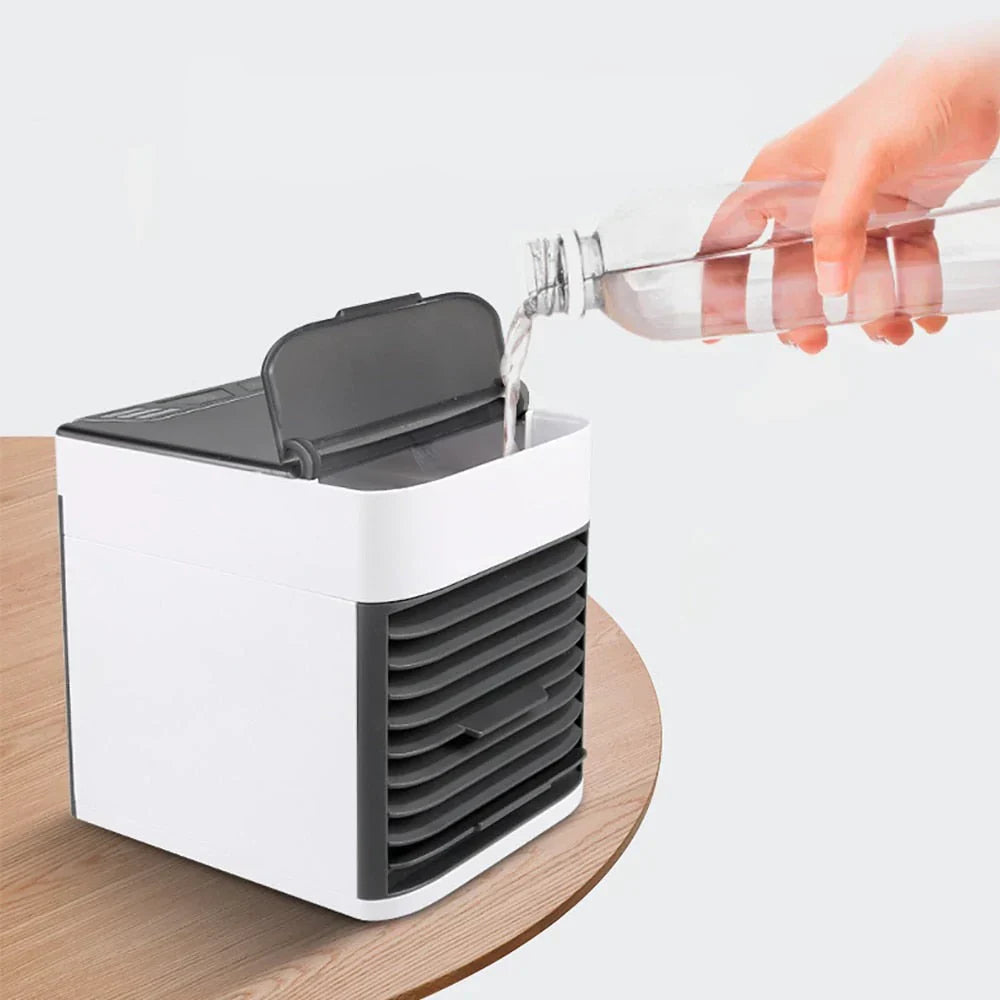Portable Air Cooler with Fan and Water Reservoir - USB Powered