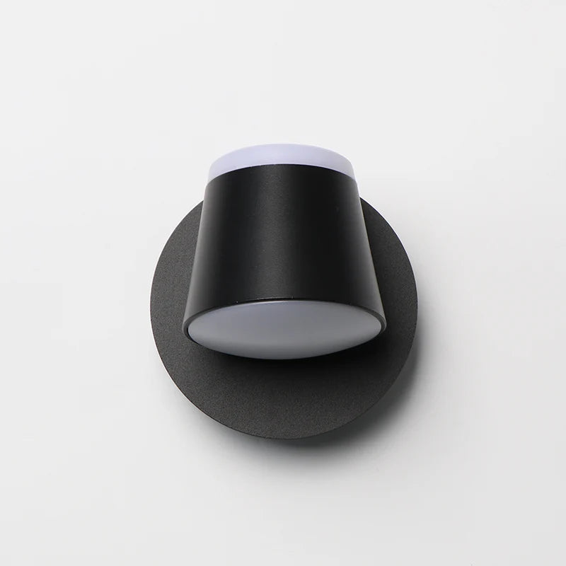 Adjustable Modern Wall Lamp with Rotatable LED Light