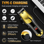 Rechargeable Cordless Hair Clipper and Trimmer Grooming Set