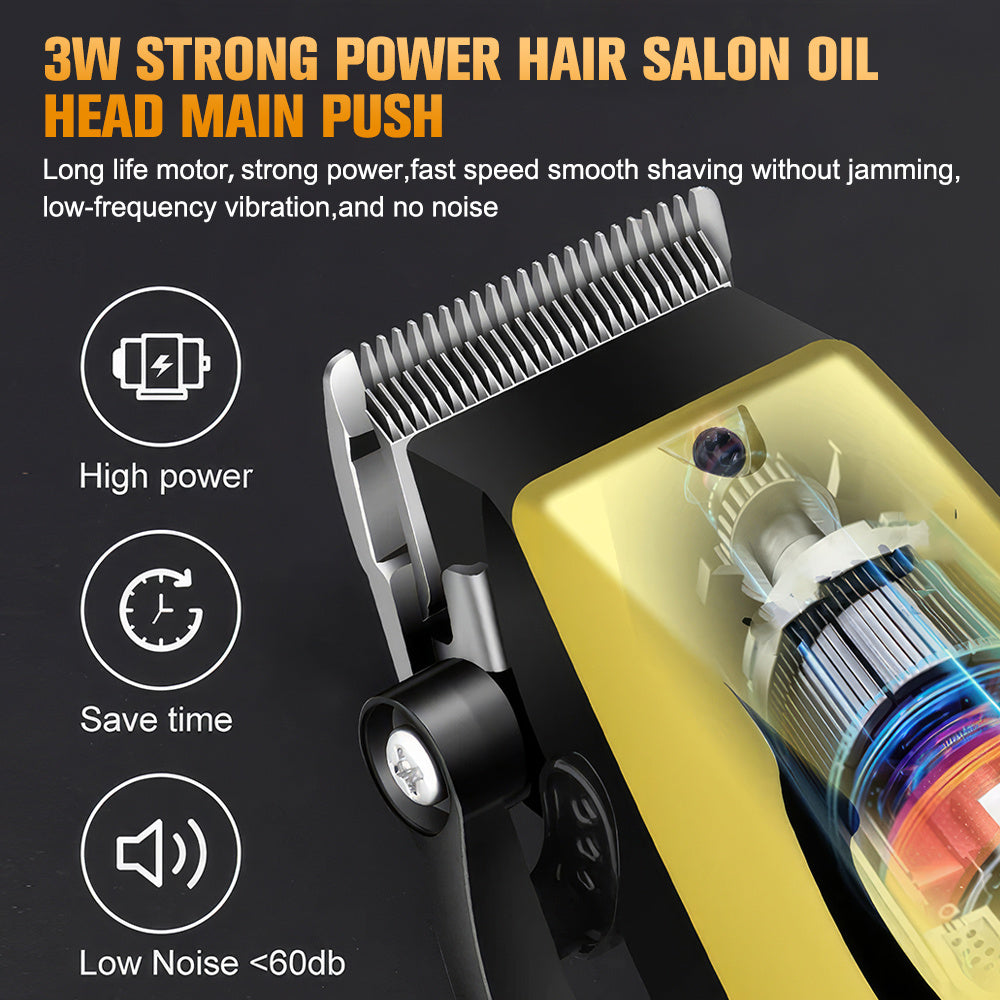 Rechargeable Cordless Hair Clipper and Trimmer Grooming Set