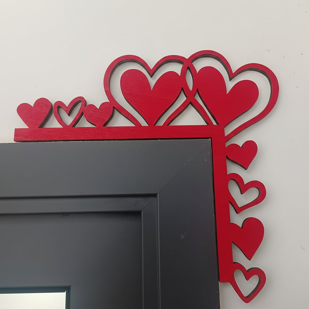 Acrylic Heart-Shaped Mirror Wall Sticker - Decorative Room Accent