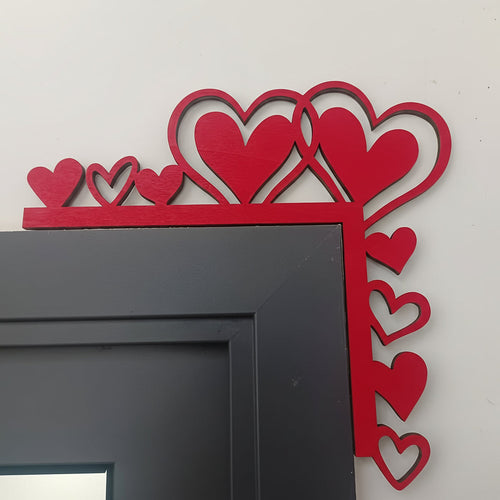 Acrylic Heart-Shaped Mirror Wall Sticker - Decorative Room Accent