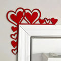 Acrylic Heart-Shaped Mirror Wall Sticker - Decorative Room Accent