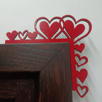 Acrylic Heart-Shaped Mirror Wall Sticker - Decorative Room Accent