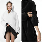 Thick Hooded Blanket for Warmth - Cozy Wearable Design