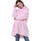 Thick Hooded Blanket for Warmth - Cozy Wearable Design