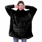 Thick Hooded Blanket for Warmth - Cozy Wearable Design
