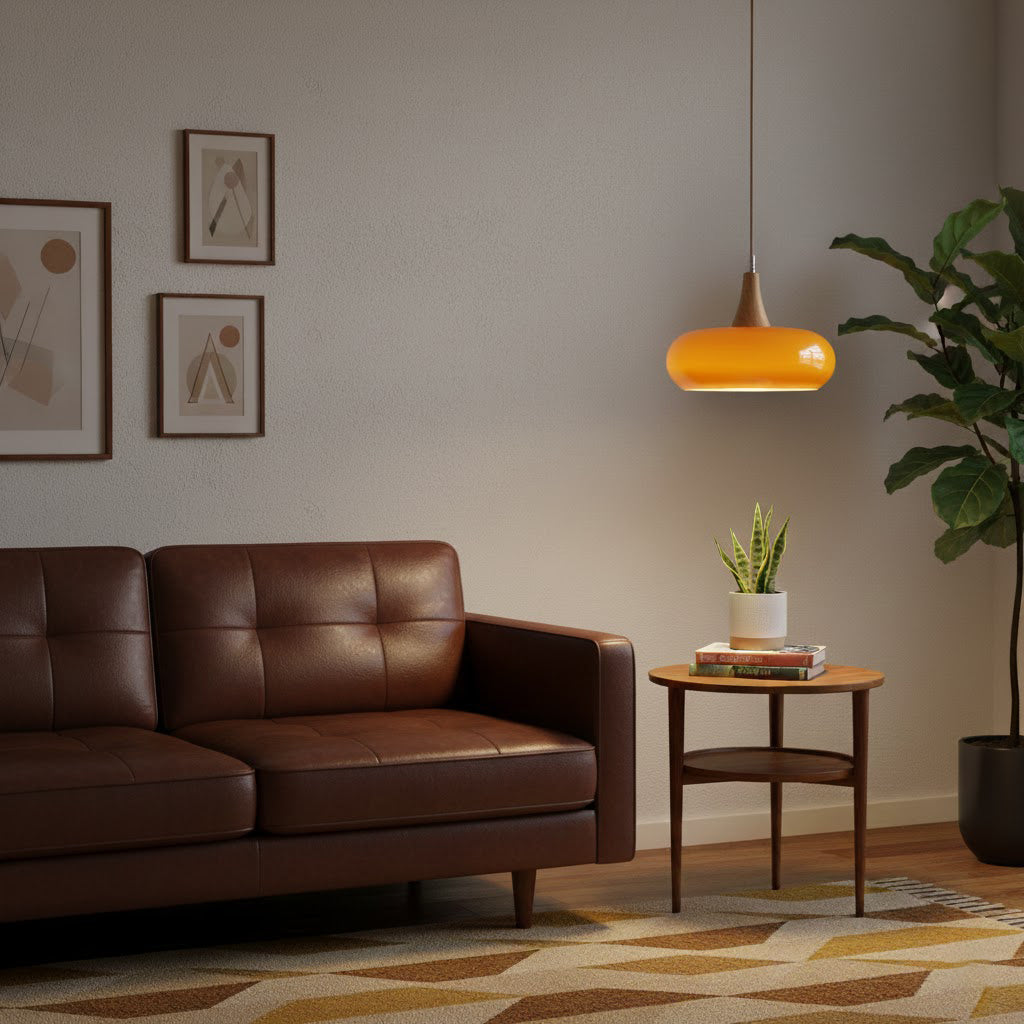 Stylish Black Pendant Lamp for Kitchen Islands and Dining Spaces