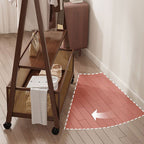 Entryway Storage Solution – Bamboo Coat Rack with Rattan Basket