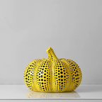 Artistic Sculptures with Iconic Dot Patterns – Hand-Painted Decor Collection