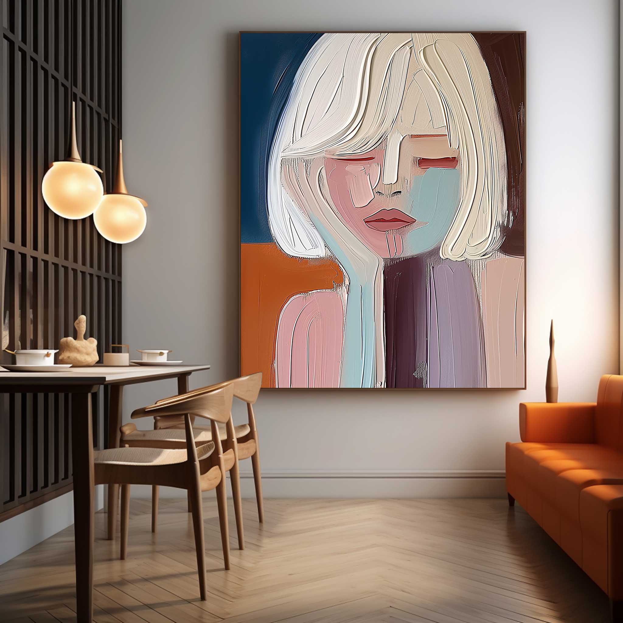 Landscape Artwork on Canvas - Hand-Painted Wall Decor for Home