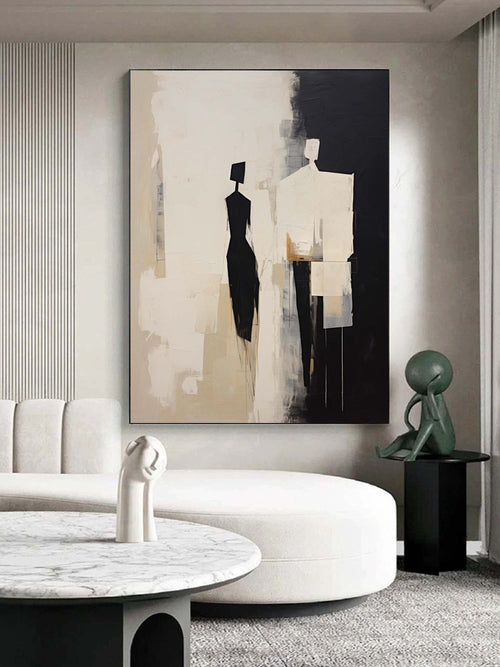 Abstract Canvas Wall Art – Modern Minimalist Design for Contemporary Spaces
