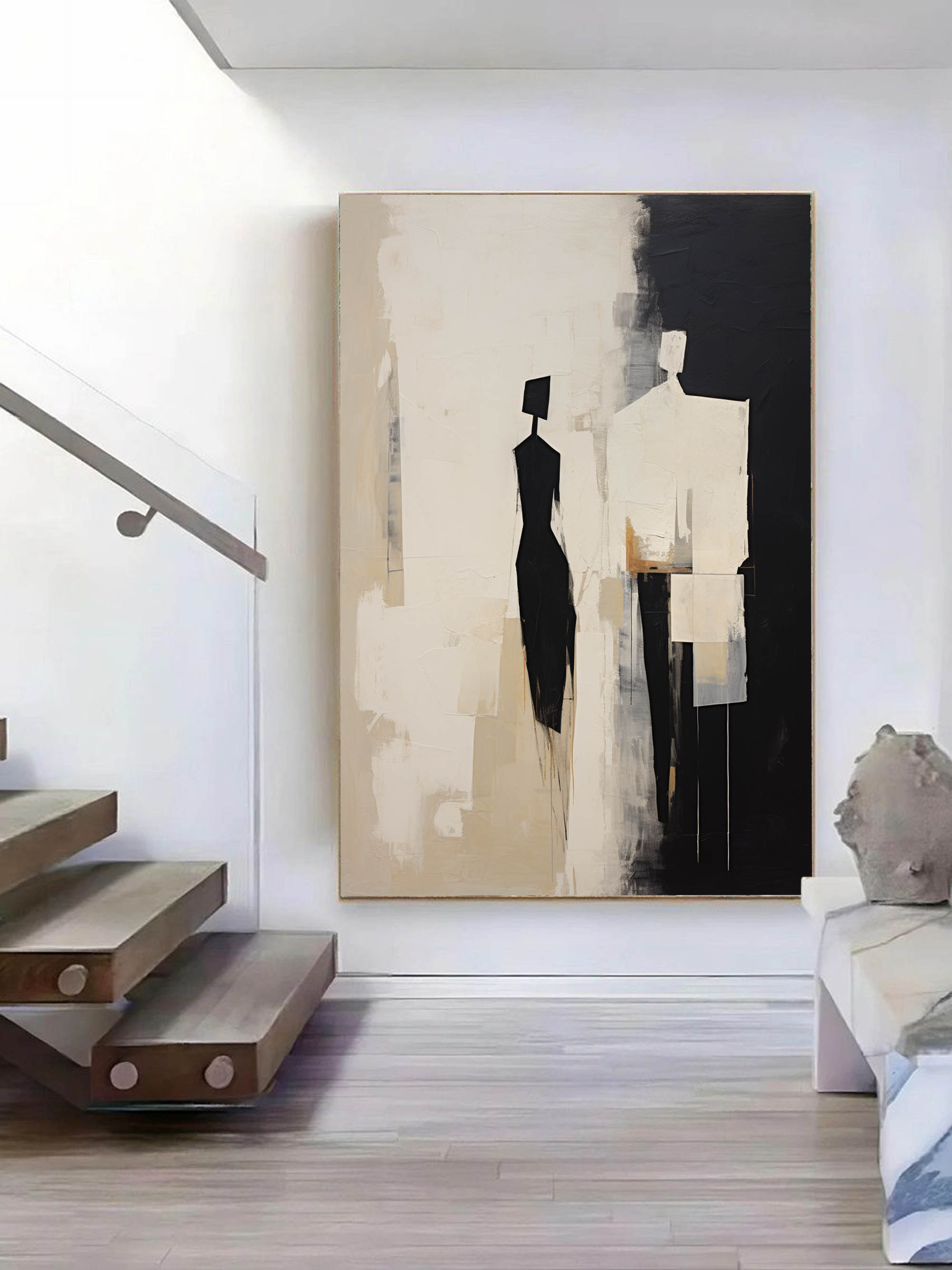 Abstract Canvas Wall Art – Modern Minimalist Design for Contemporary Spaces