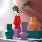 Colorful Ceramic Flower Vase - Artisan Home Decoration