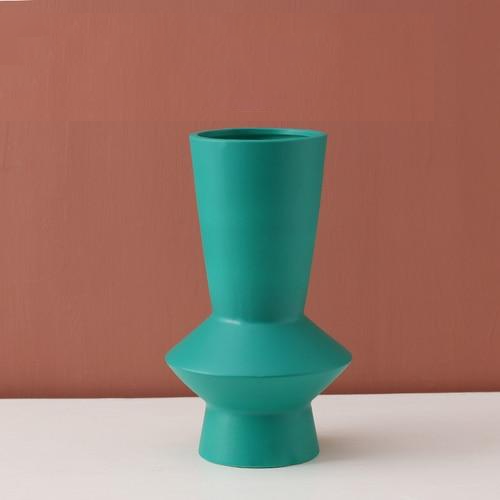 Colorful Ceramic Flower Vase - Artisan Home Decoration