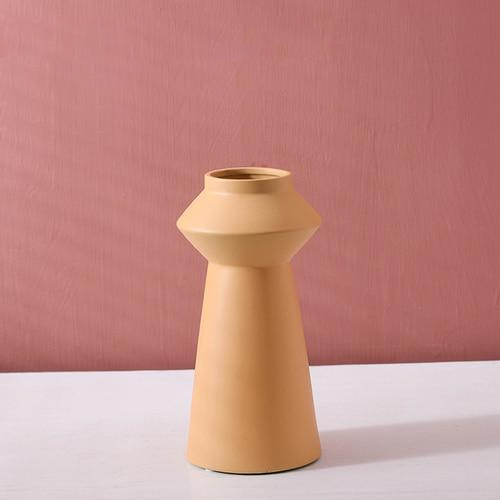 Colorful Ceramic Flower Vase - Artisan Home Decoration