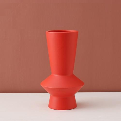 Colorful Ceramic Flower Vase - Artisan Home Decoration