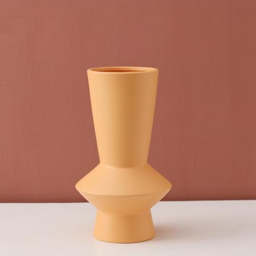 Colorful Ceramic Flower Vase - Artisan Home Decoration