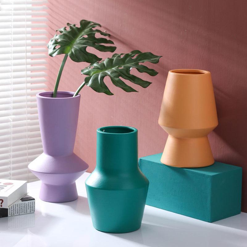 Colorful Ceramic Flower Vase - Artisan Home Decoration