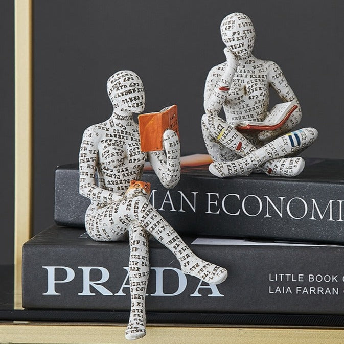 Unique Decorative Figurines – Artful Handcrafted Humanoid Sculptures for Home