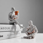 Unique Decorative Figurines – Artful Handcrafted Humanoid Sculptures for Home