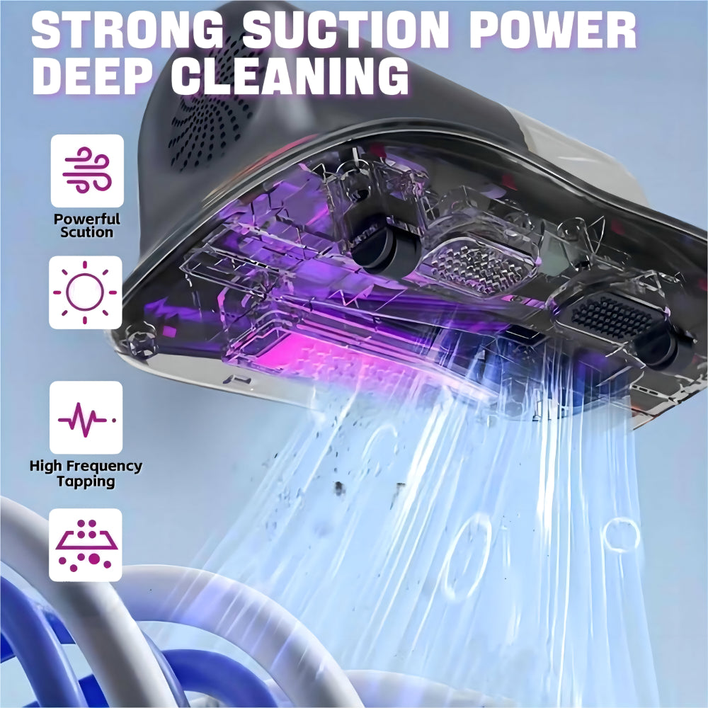 Handheld Cordless Vacuum Cleaner for Dust Removal on Mattresses