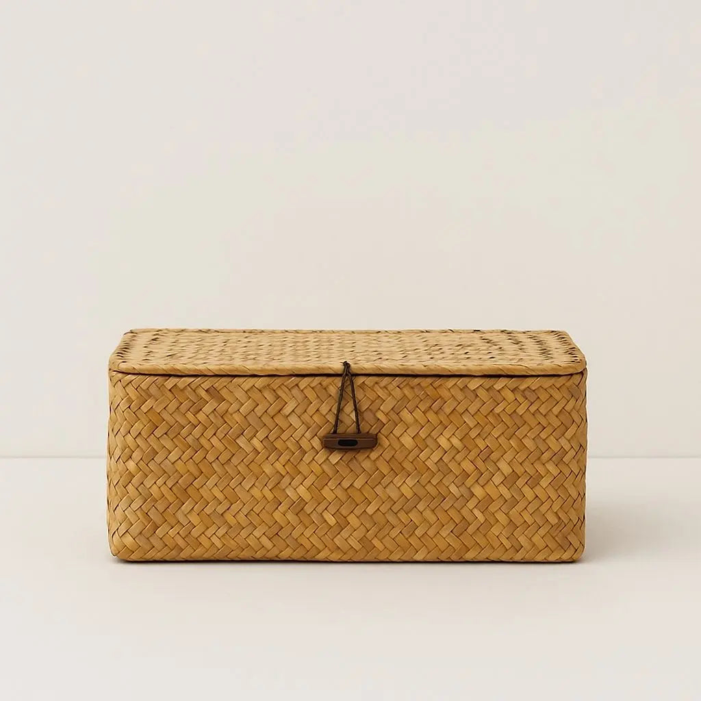 Eco-Friendly Woven Seaweed Storage Container