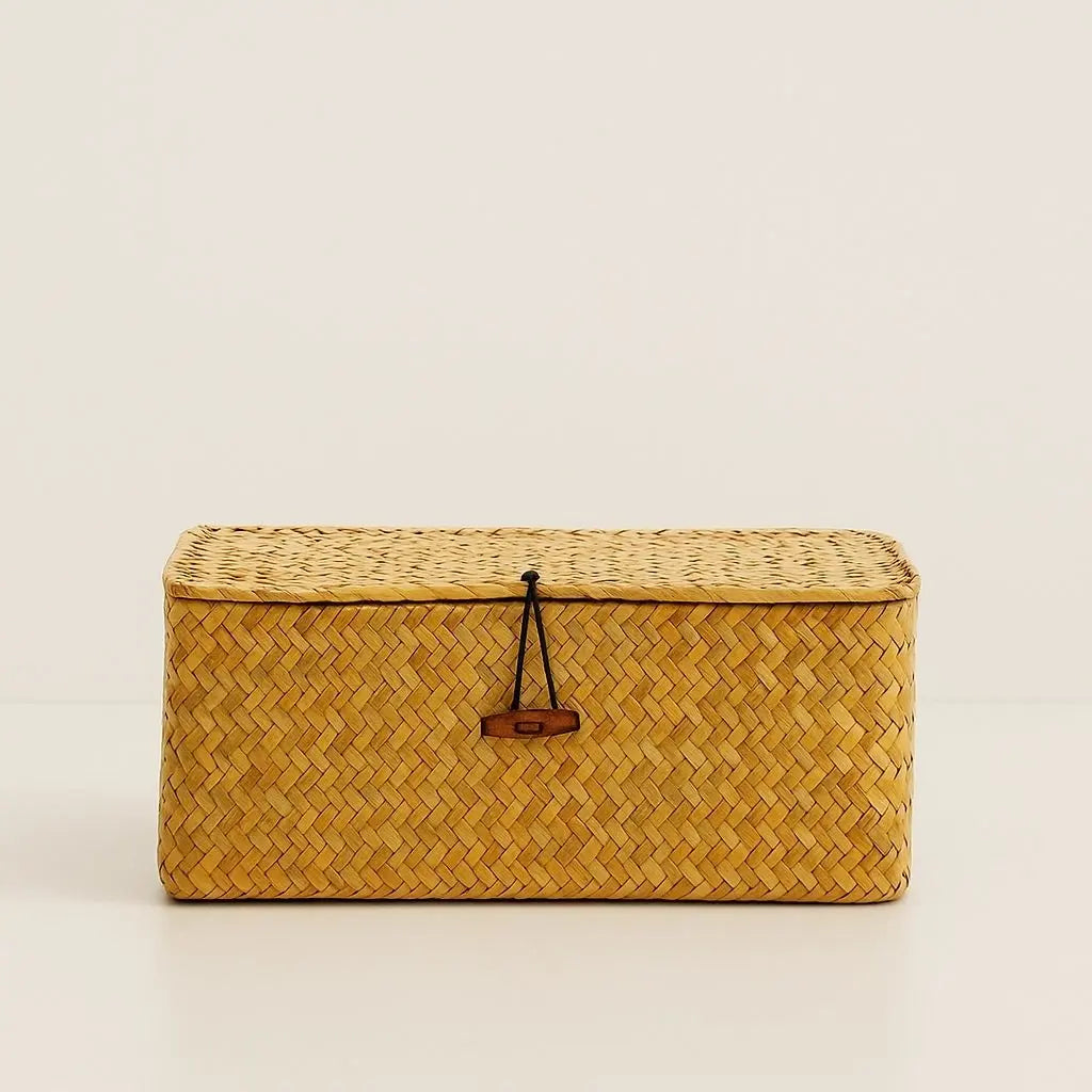 Eco-Friendly Woven Seaweed Storage Container