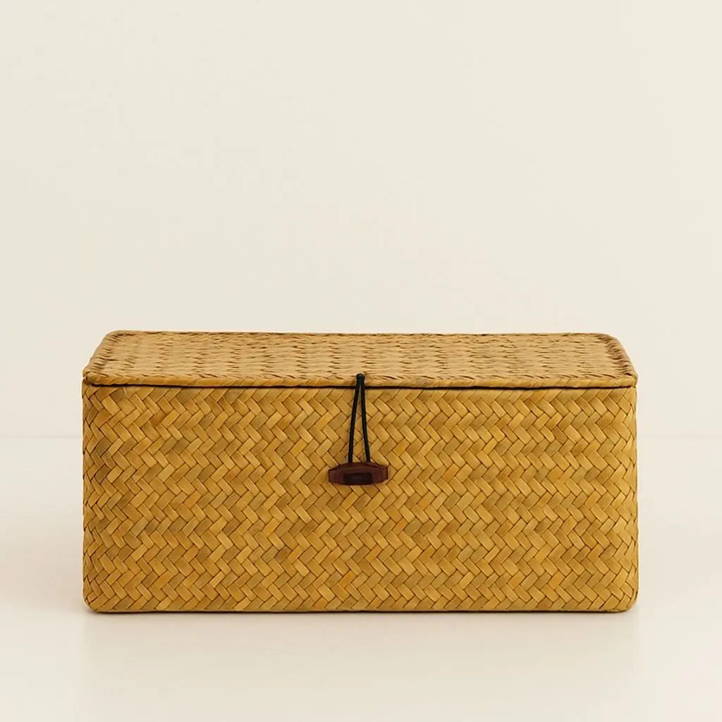Eco-Friendly Woven Seaweed Storage Container