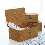 Eco-Friendly Woven Seaweed Storage Container