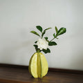 Artistic Home Decor - Unique Star Fruit Shaped Handmade Ceramic Vase