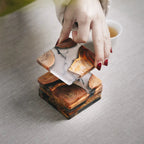 Custom Pine Wood and Resin Drink Coasters – Nature-Inspired Decor