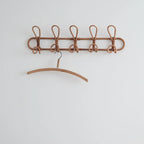 Organic Rattan Wall Hooks – Rustic Coat Hanger for Handmade Home Decor