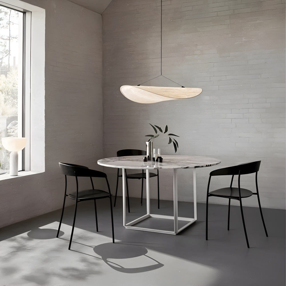 Wave-Shaped Panel LED Ceiling Light Fixture