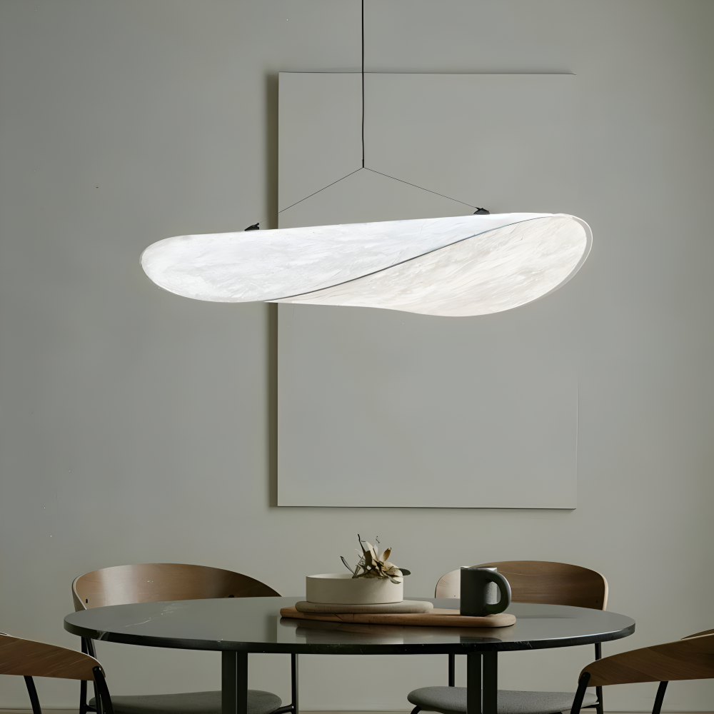 Wave-Shaped Panel LED Ceiling Light Fixture