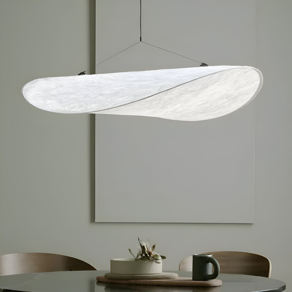 Wave-Shaped Panel LED Ceiling Light Fixture