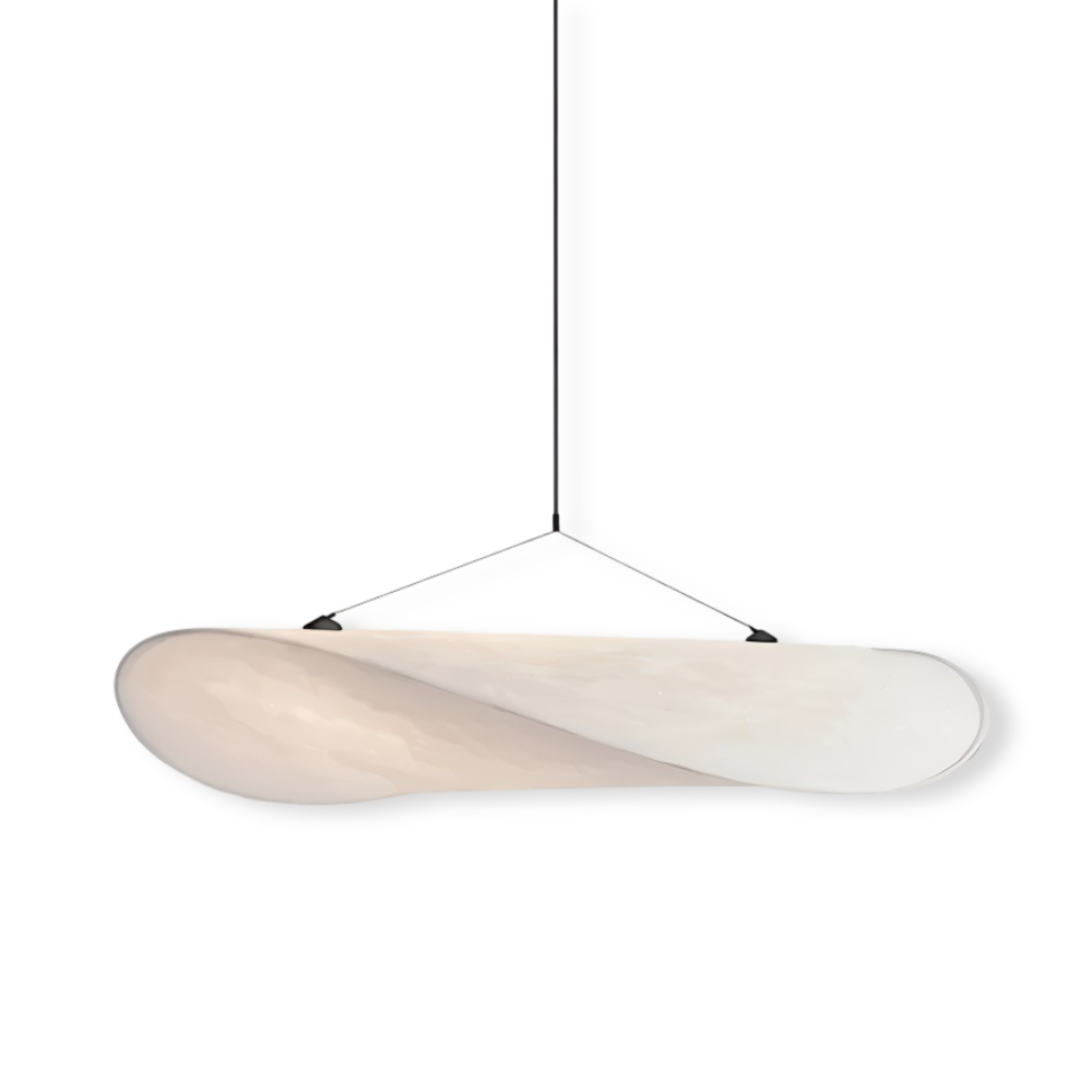 Wave-Shaped Panel LED Ceiling Light Fixture