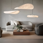 Wave-Shaped Panel LED Ceiling Light Fixture