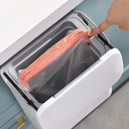 SmartSpace Hanging Waste Bin with Lid - Convenient One-Handed Disposal