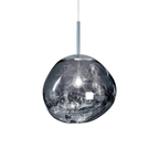 Molten-Style Glass Globe Pendant Light