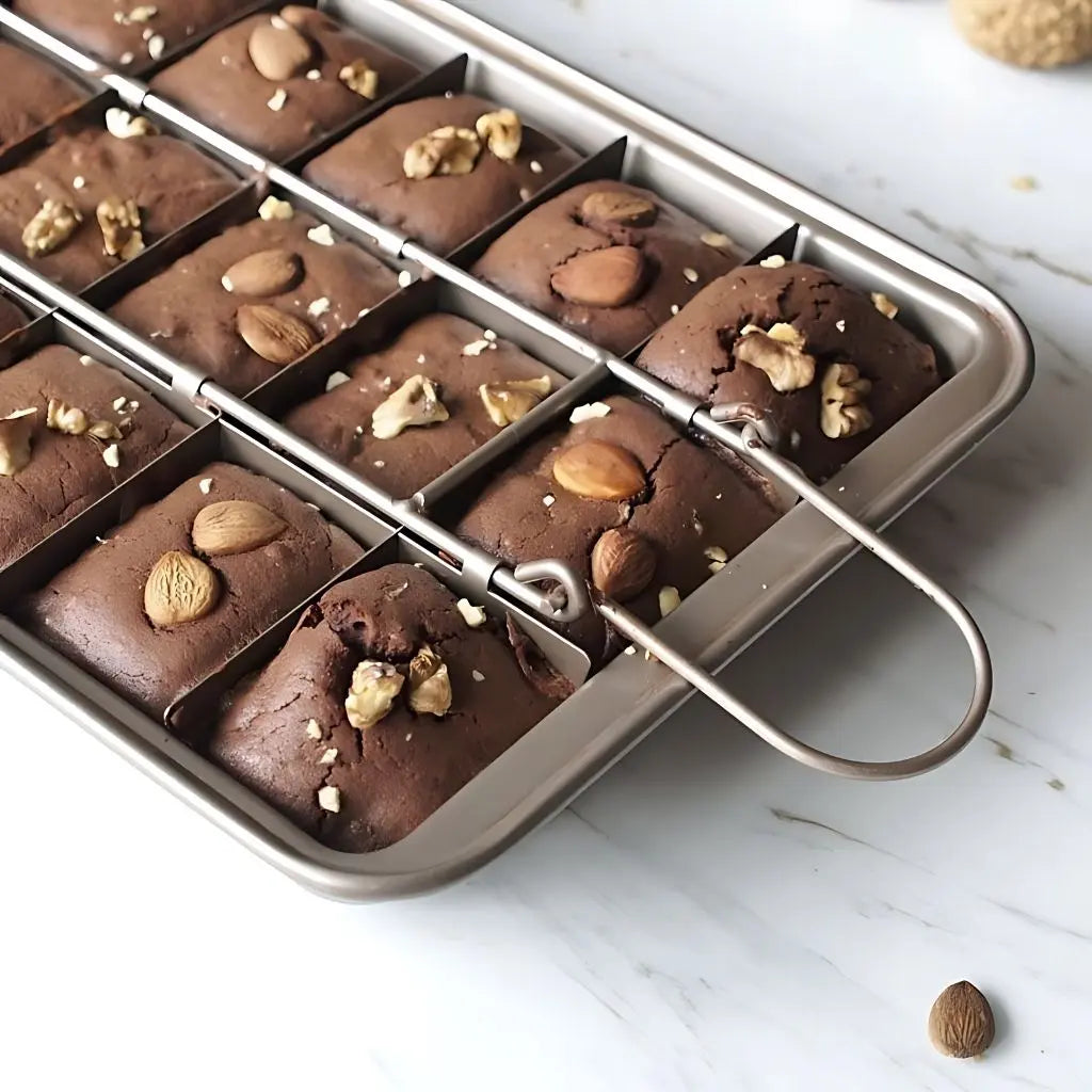 PerfectSlice Nonstick Brownie Bakeware with Divider