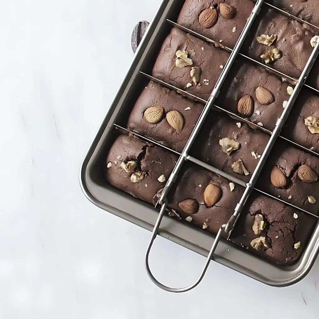 PerfectSlice Nonstick Brownie Bakeware with Divider