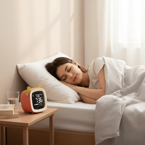 Charming Soft Night Light Alarm Clock for Kids