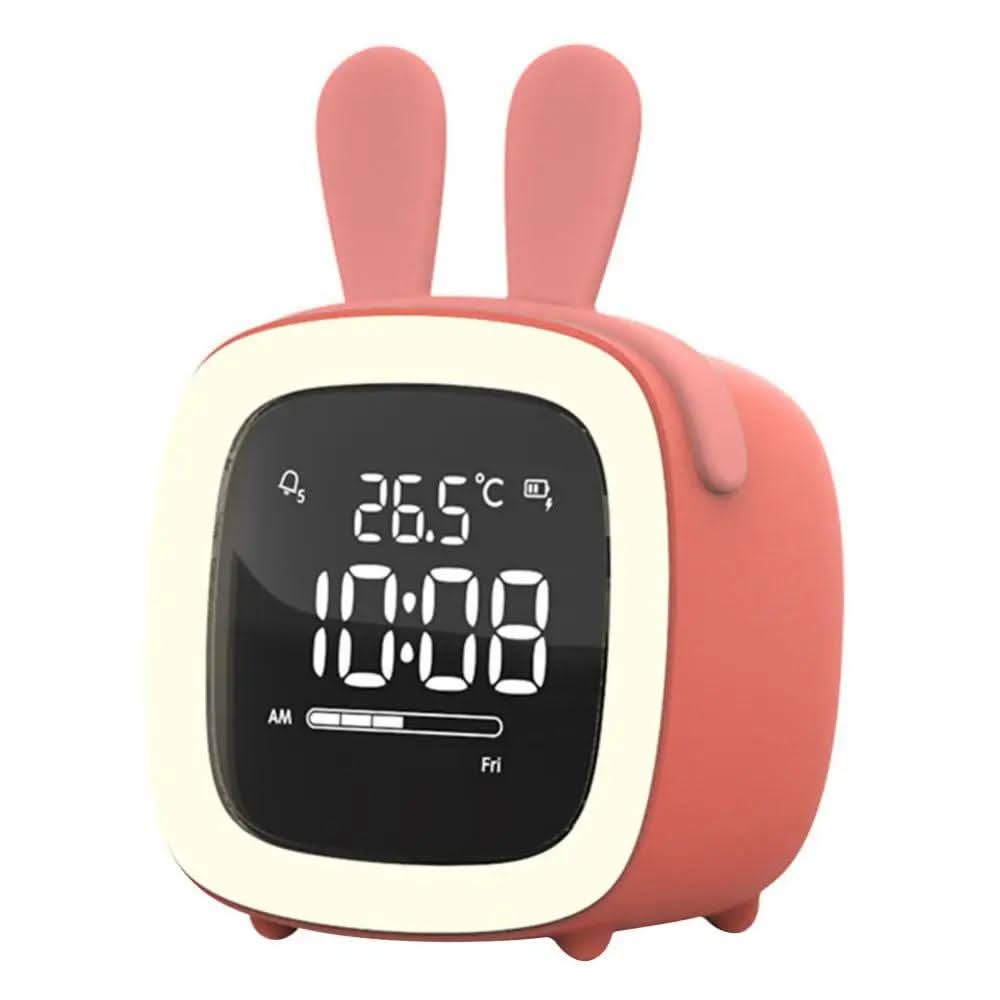 Charming Soft Night Light Alarm Clock for Kids