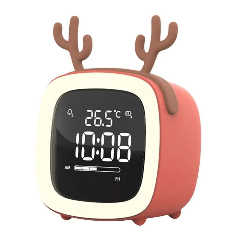 Charming Soft Night Light Alarm Clock for Kids