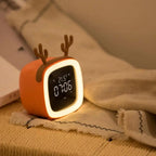 Charming Soft Night Light Alarm Clock for Kids