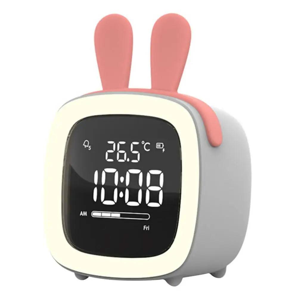 Charming Soft Night Light Alarm Clock for Kids