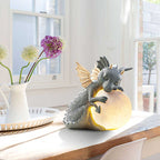LED Desk Lamp with Dragon Guardian Design