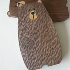 Charming Bear-Shaped Wooden Serving Board - Ideal for Entertaining