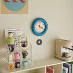 Serene Blue Pendulum Wall Clock - Stylish Minimalist Decor
